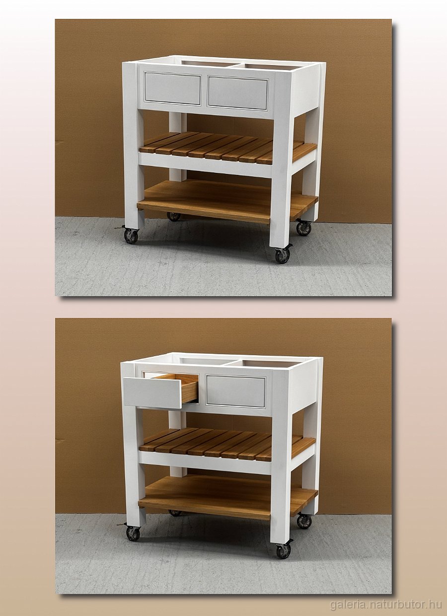 huspult_festett_gurulos_fiokos_vre256-25.jpg - H�spult - gurul�s, festett, fi�kos, munkalap n�lk�l (VRE256/25)