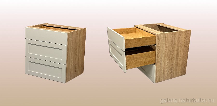 konyhai_also_elem_festett_front_fiokos_W803.jpg - Konyhai als� elem, festett front, fi�kos (W803)